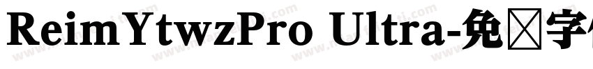 ReimYtwzPro Ultra字体转换